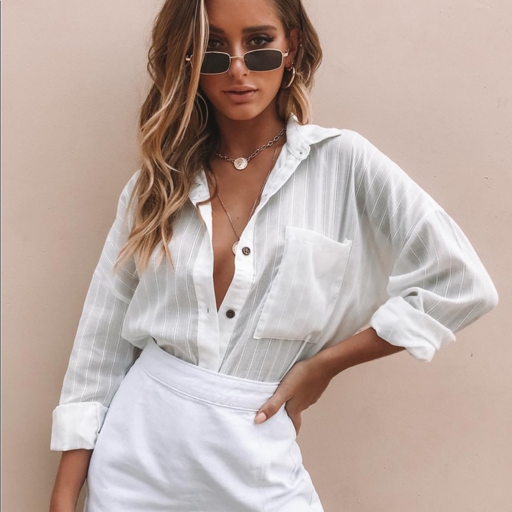 princess polly summer sandbar top NWT